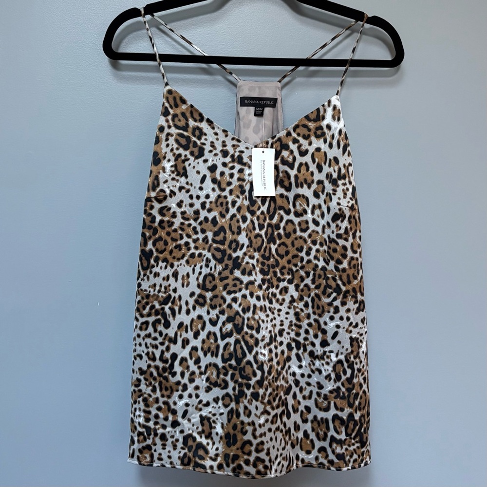 Banana Republic | NWT Leopard Print Women's Spaghetti Strap Camisole Size Medium